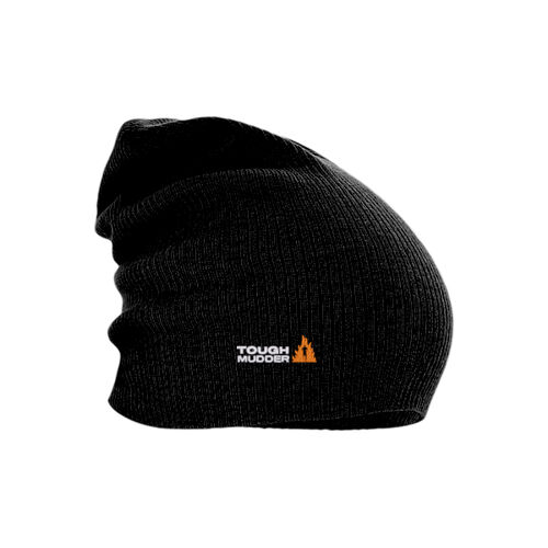 Tough Mudder Slouch Beanie - Black Thumbnail